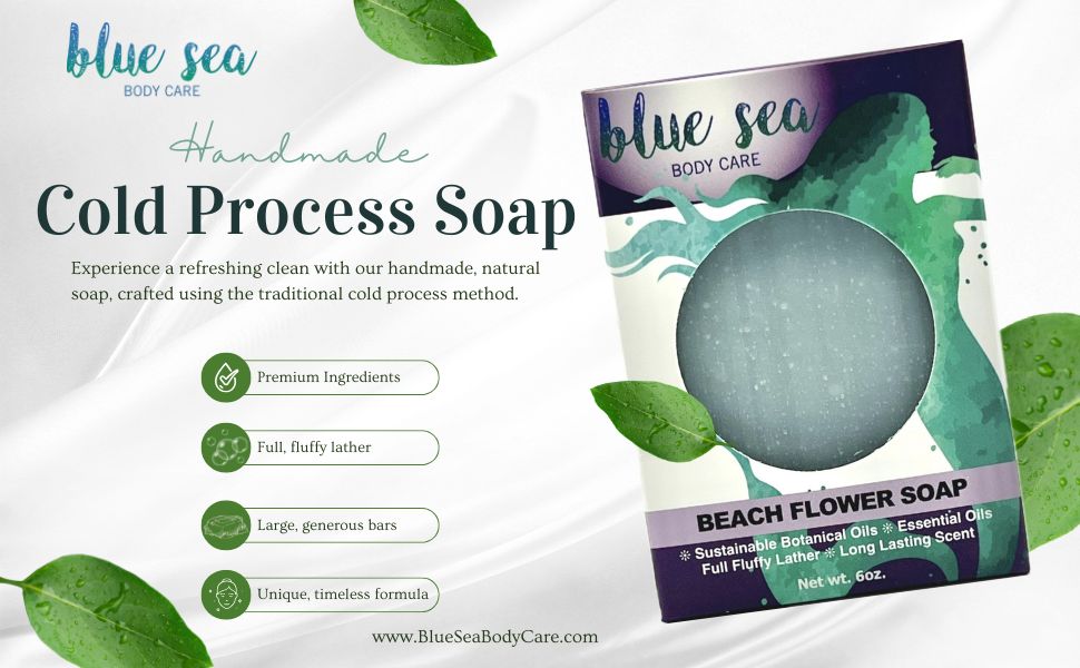 Cold Process Bar Soap - Beach Flower