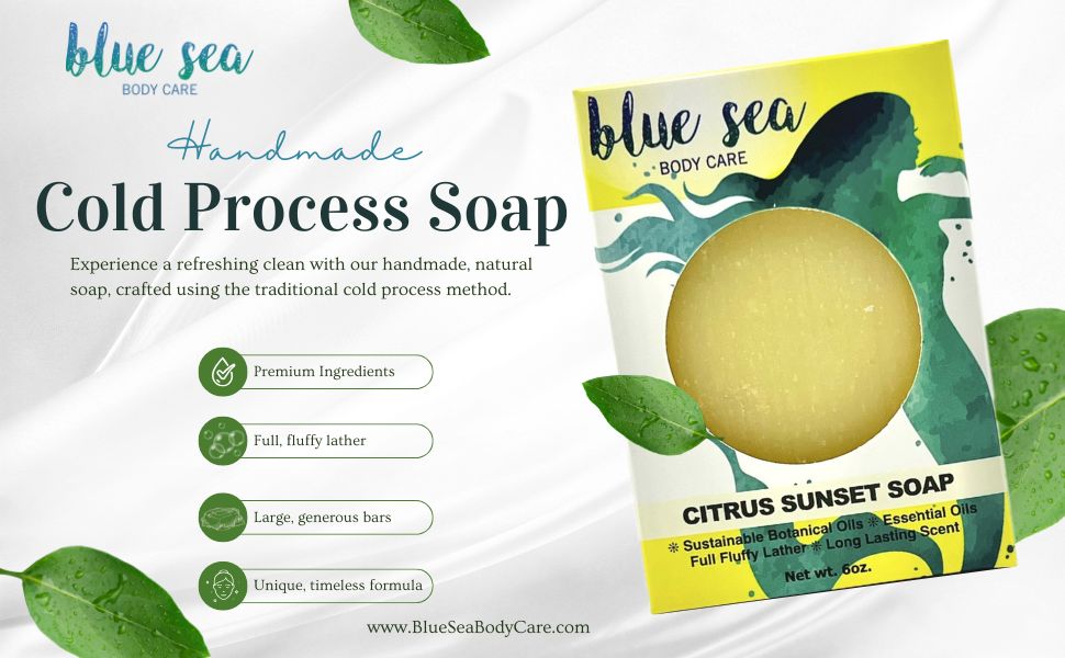 Cold Process Bar Soap - Citrus Sunset