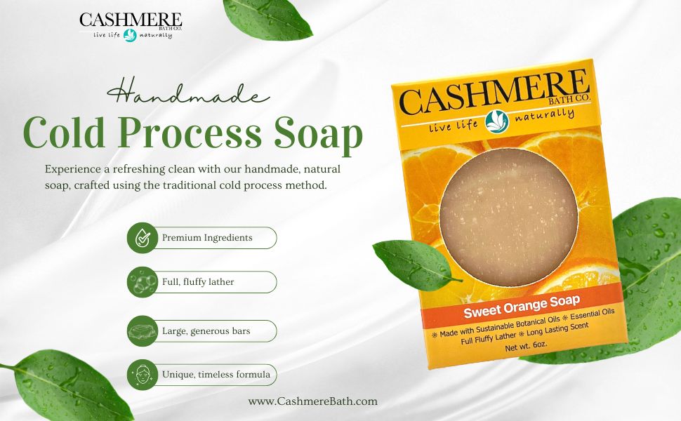 Cold Process Bar Soap - Sweet Orange