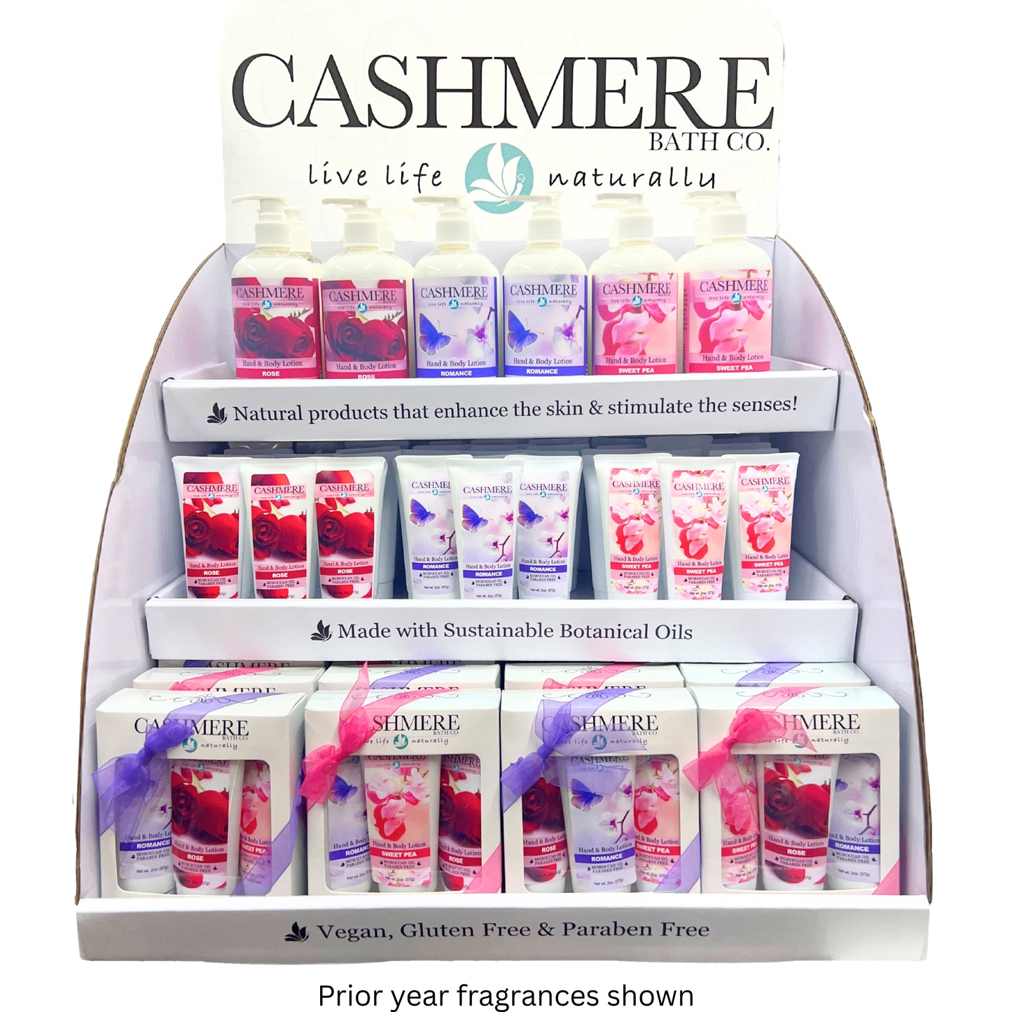 Bubbles and Blooms Full Pre-Pack with display - Lotion & Trio Gift Sets