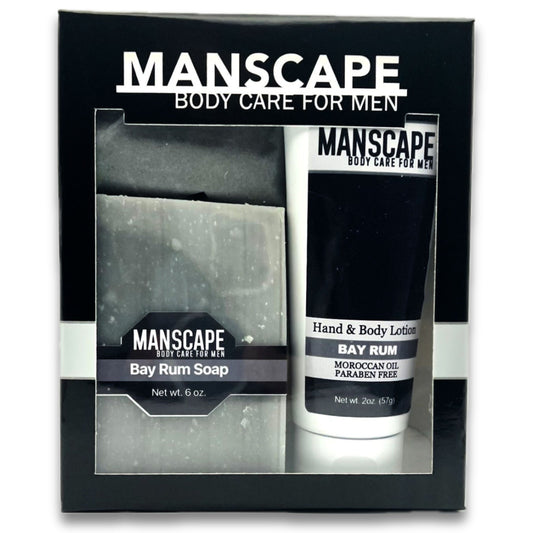 Gift Set - Soap and Lotion - MANSCAPE Bay Rum image 0