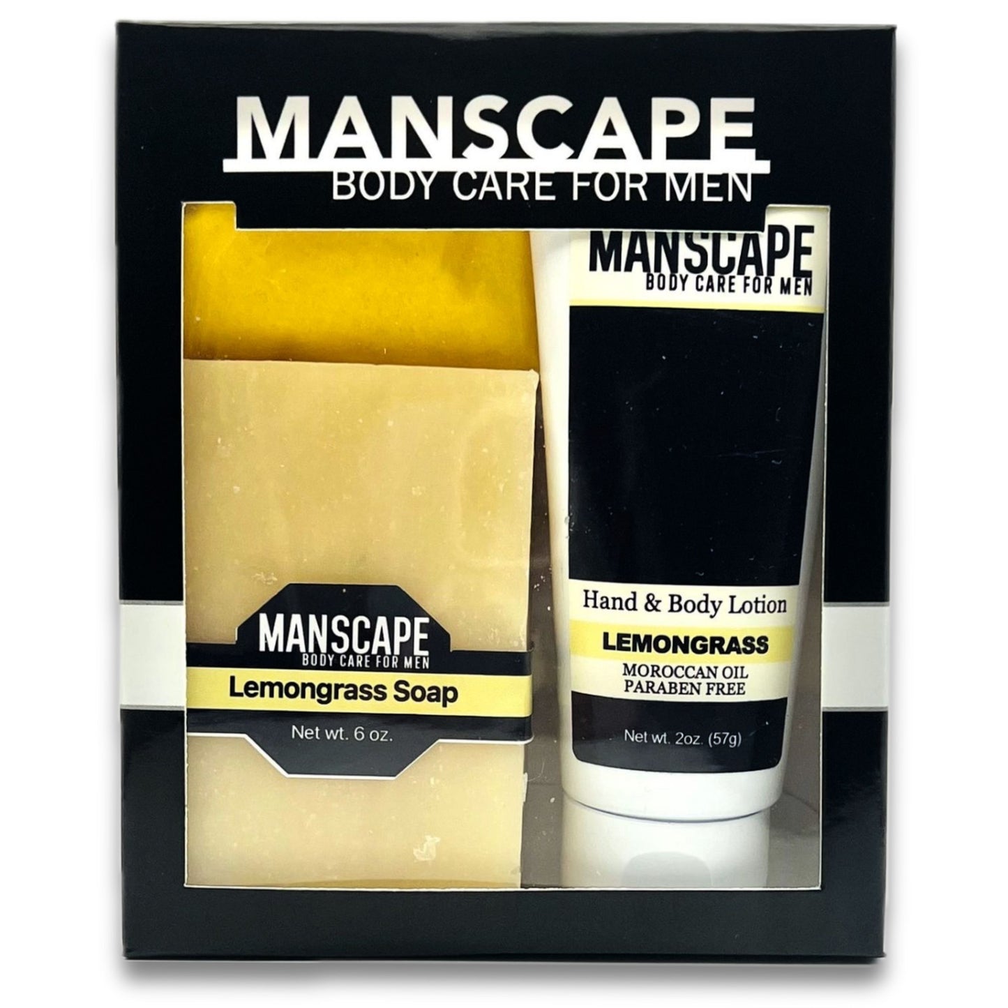 Gift Set - Soap and Lotion - MANSCAPE Lemongrass image 0