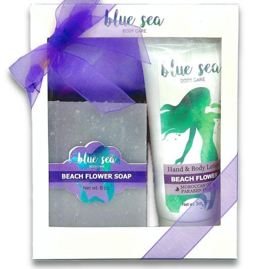 Gift Set - Soap and Lotion - Beach Flower