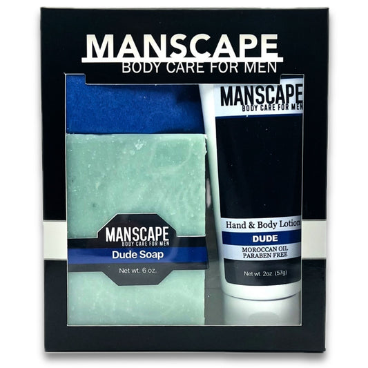 Gift Set - Soap  and Lotion - MANSCAPE Dude image 0