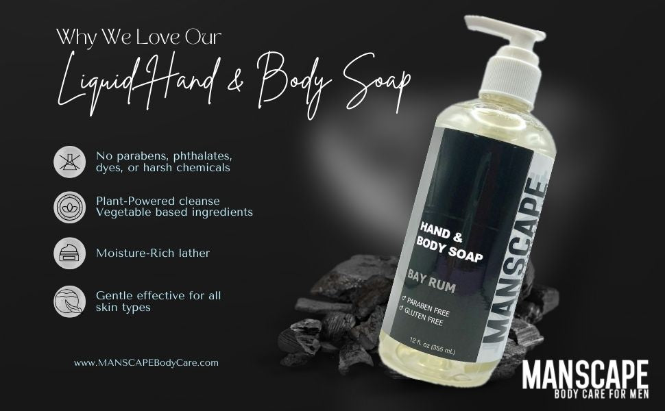 Hand and Body Liquid Soap - Bay Rum