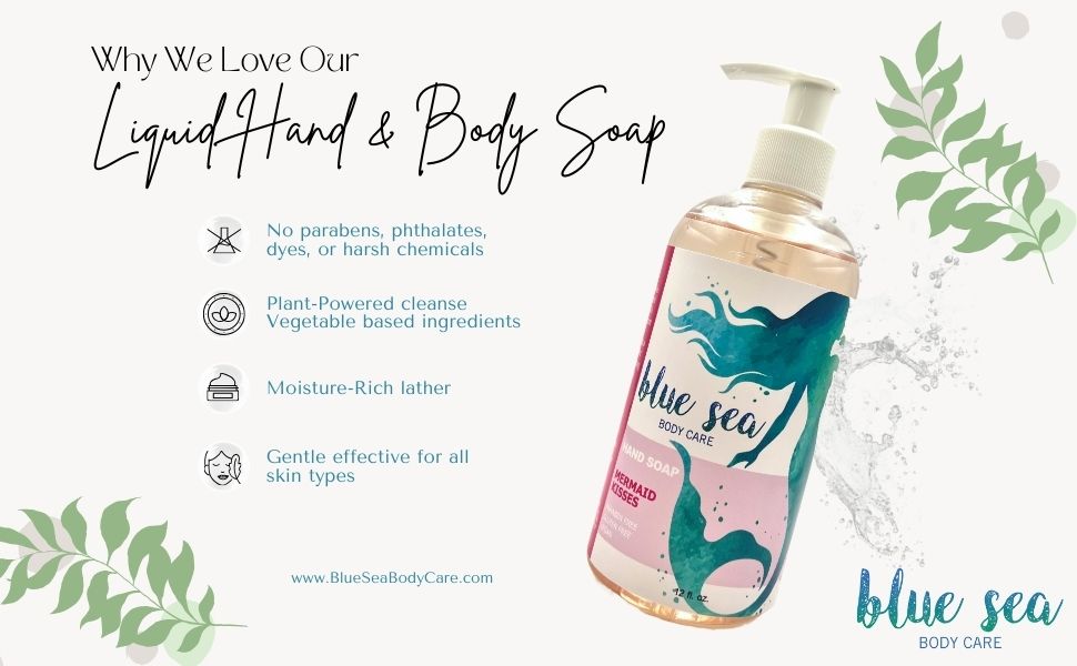 Hand and Body Liquid Soap - Mermaid Kisses