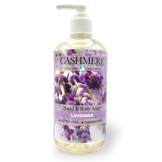 Hand and Body Liquid Soap 12oz. - Lavender image 0