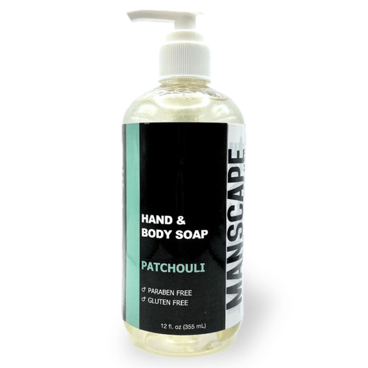 Hand and Body Liquid Soap - MANSCAPE Patchouli