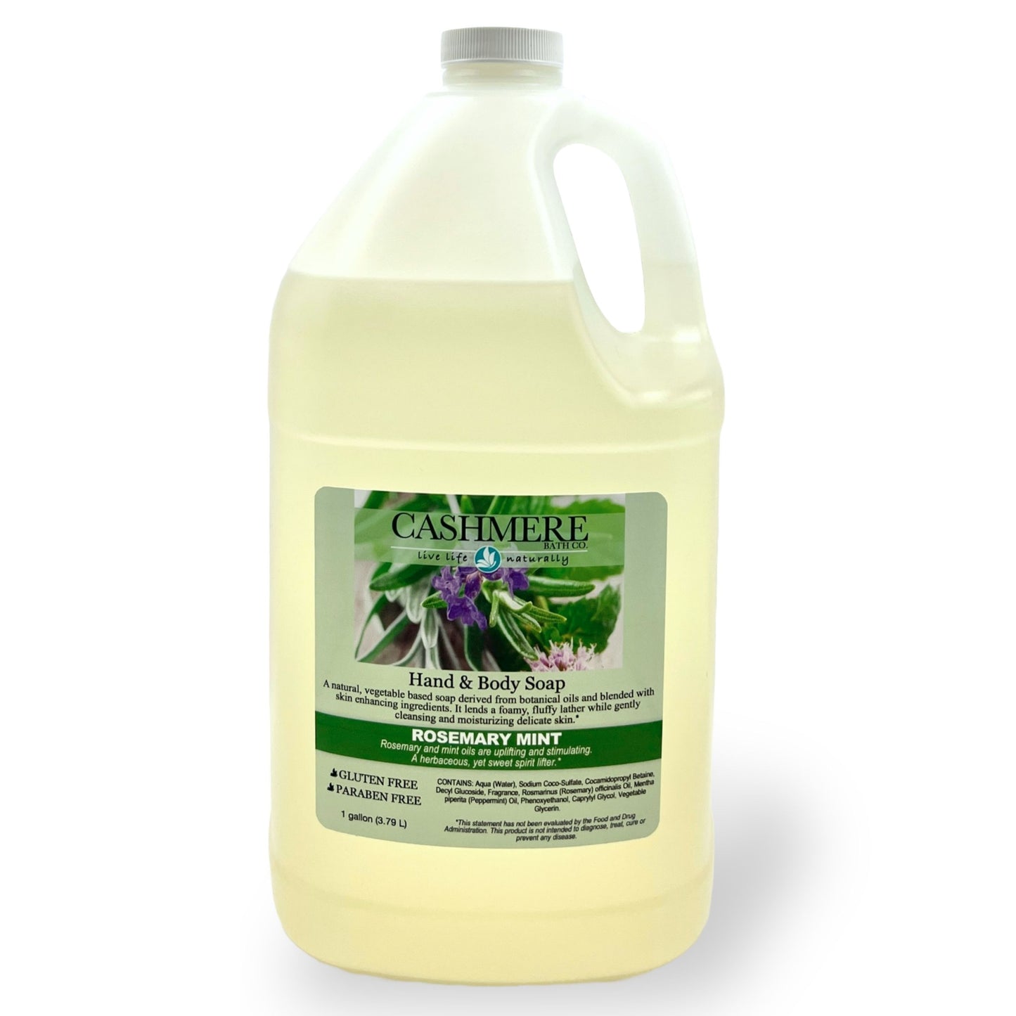 Hand and Body Liquid Soap - Rosemary Mint